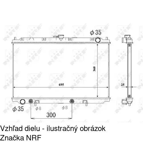 Chladiče vody POLCAR 273208-3