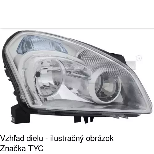 Hlavný reflektor POLCAR 2759100E - obr. 2