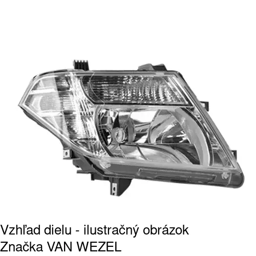 Hlavný reflektor POLCAR 278210-H - obr. 3