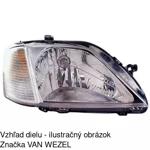 Hlavný reflektor POLCAR 2800100E - obr. 3