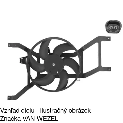 Ventilátory chladičov POLCAR 280023W1 - obr. 3