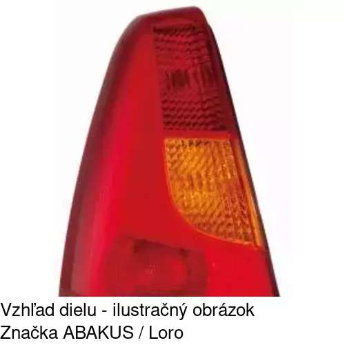 Zadné svetlo POLCAR 2800873E - obr. 2