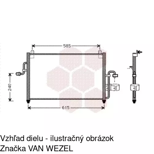 Chladiče klimatizácie POLCAR 2922K8C1 - obr. 2