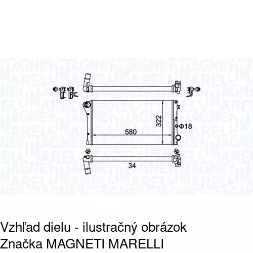 Chladiče vody POLCAR 3003084X - obr. 1