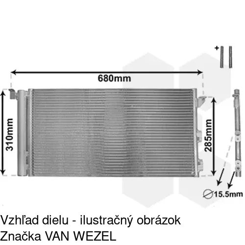 Chladiče klimatizácie POLCAR 3003K81X - obr. 4