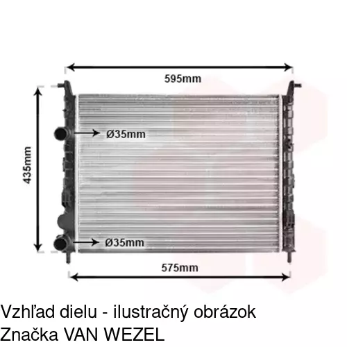 Chladiče vody POLCAR 300508A5 - obr. 3