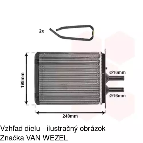 Radiátory POLCAR 3017N8-2 - obr. 2