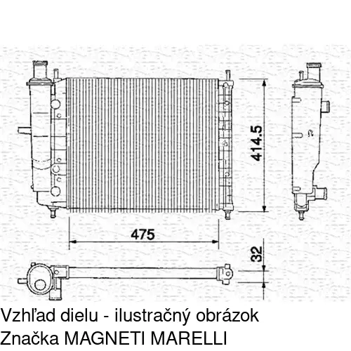 Chladiče vody POLCAR 301808A1 - obr. 2