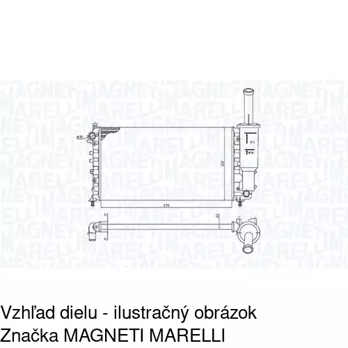 Chladiče vody POLCAR 302308A6 - obr. 1