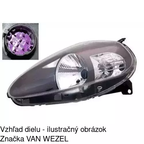 Hlavný reflektor POLCAR 3024095E - obr. 3