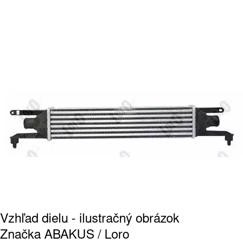 Chladiče vzduchu (Intercoolery) POLCAR 3024J8-2 - obr. 4