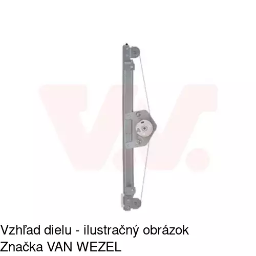 Elektrický mechanizmus okna dverí POLCAR 3024PSE3 - obr. 4