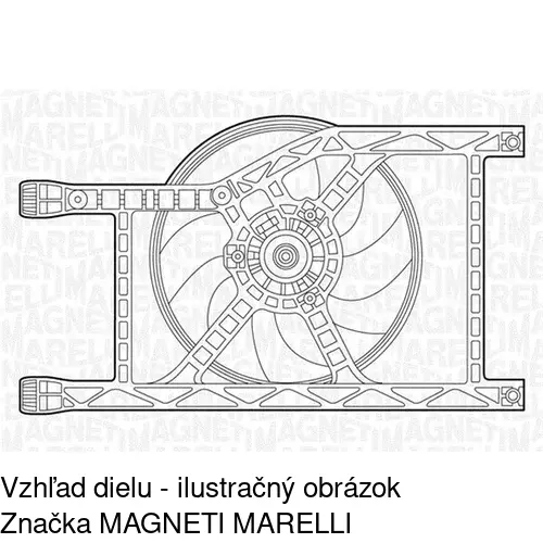 Ventilátory chladičov POLCAR 303523W1