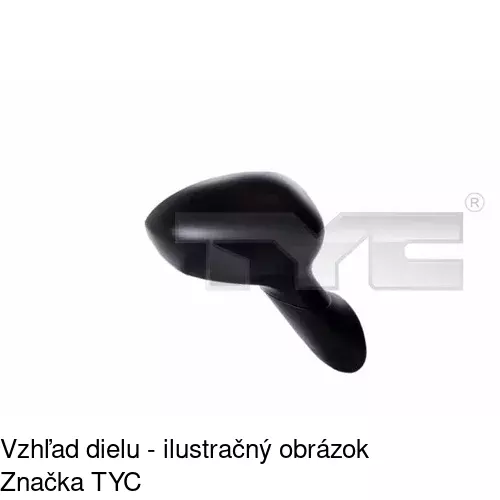 Vonkajšie zrkadlo POLCAR 3035526S - obr. 3