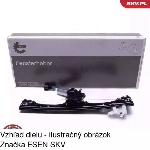 Elektrický mechanizmus okna dverí POLCAR 3035PSE2 - obr. 4