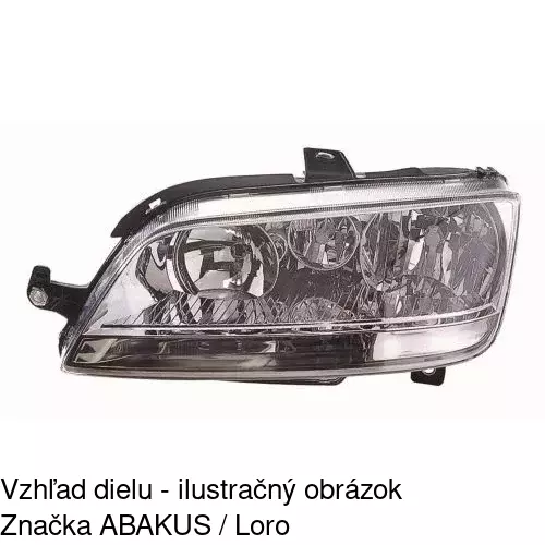 Hlavný reflektor POLCAR 304410-U - obr. 3