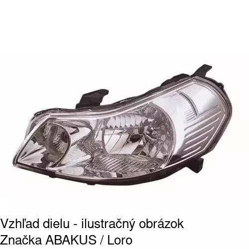 Hlavný reflektor POLCAR 307509-X - obr. 2