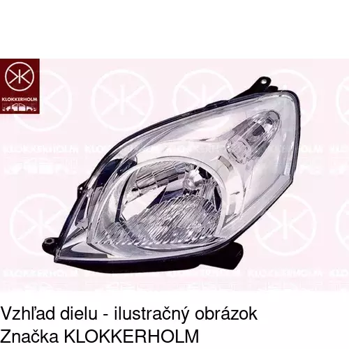 Hlavný reflektor POLCAR 308510-E - obr. 1