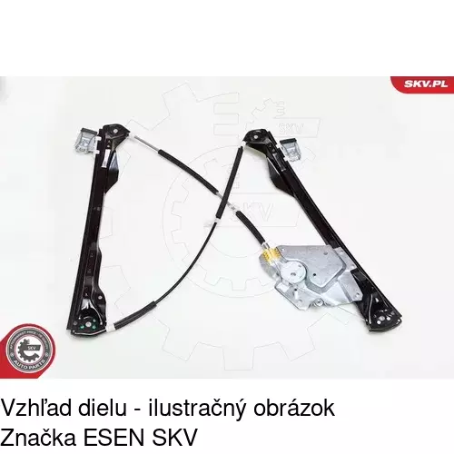 Elektrický mechanizmus okna dverí POLCAR 3201PSE2 - obr. 1