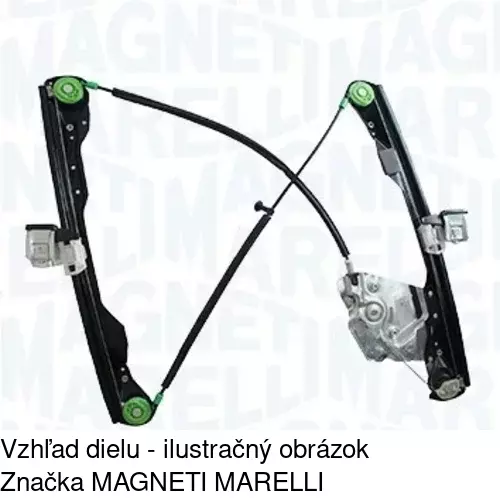 Elektrický mechanizmus okna dverí POLCAR 3201PSE3 - obr. 4