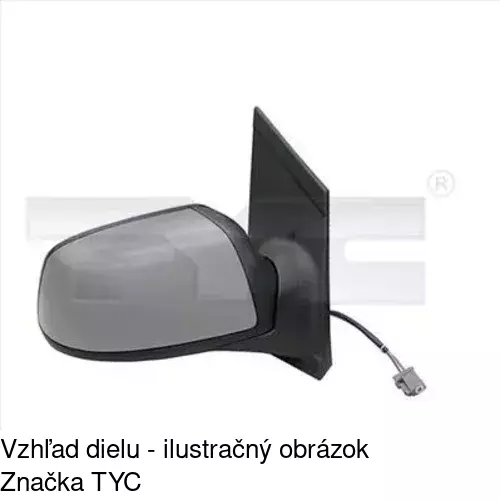 Vonkajšie zrkadlo POLCAR 3202526E - obr. 5