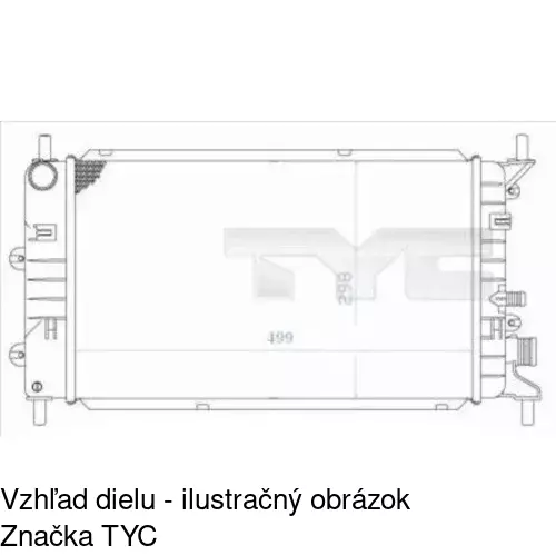 Chladiče vody POLCAR 320608-1