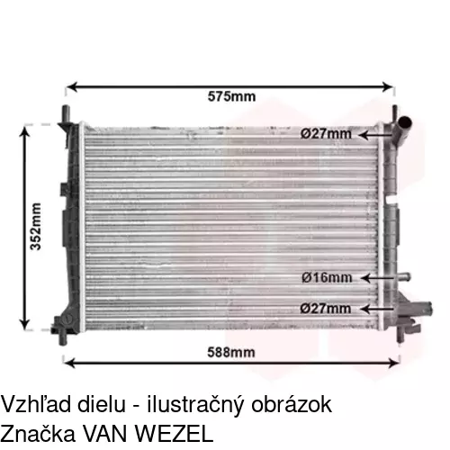 Chladiče vody POLCAR 321008A5 - obr. 5