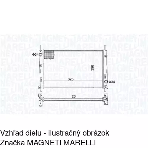 Chladiče vody POLCAR 321608-1 - obr. 2