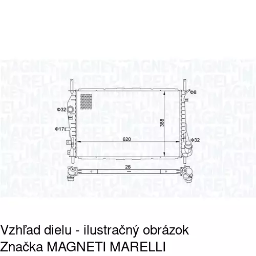 Chladiče vody POLCAR 3218083X - obr. 1