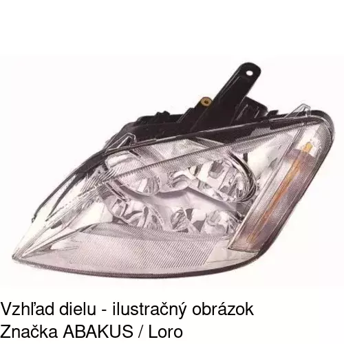 Hlavný reflektor POLCAR 3235090E - obr. 3