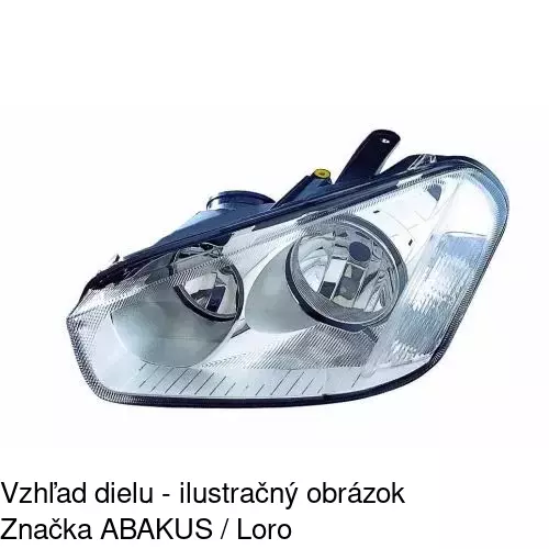 Hlavný reflektor 323610-E /POLCAR/ - obr. 2