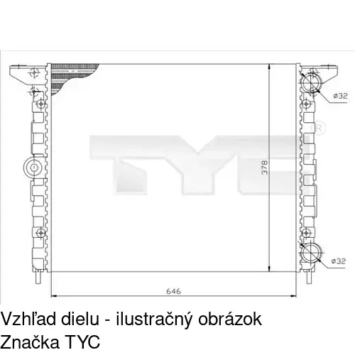 Chladiče vody POLCAR 3240084X