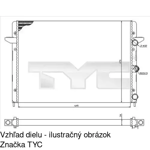 Chladiče vody POLCAR 324008A2