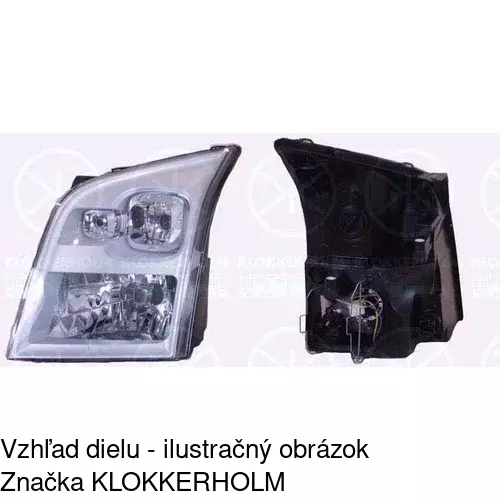 Hlavný reflektor POLCAR 3248093E - obr. 1