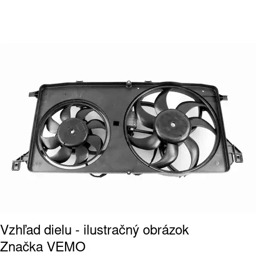 Ventilátory chladičov POLCAR 324823W1 - obr. 1