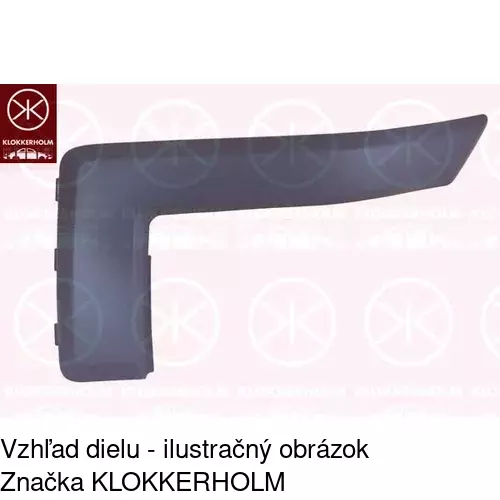 Lišta nárazníka 325807-8 /POLCAR/ - obr. 1