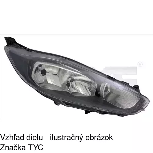 Hlavný reflektor POLCAR 32B109-E