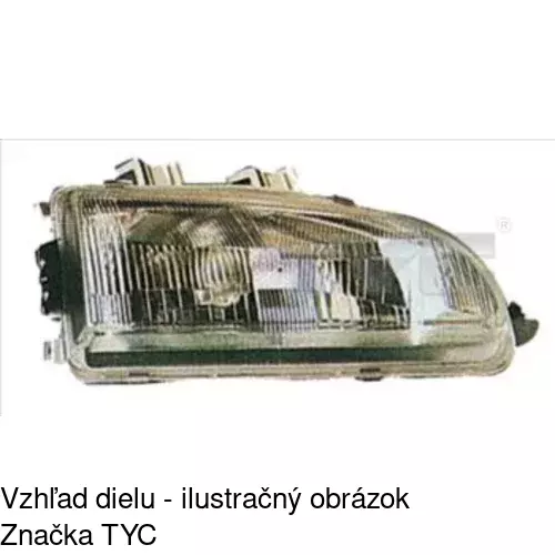 Hlavný reflektor POLCAR 380709-E