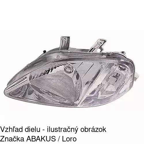 Hlavný reflektor POLCAR 3812094E