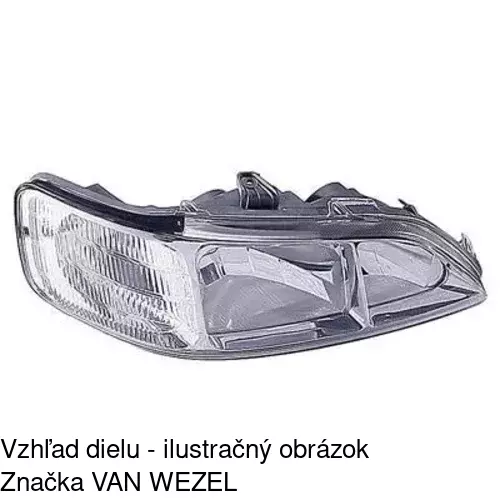 Hlavný reflektor POLCAR 381810-E