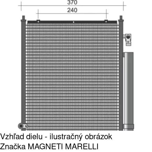 Chladiče klimatizácie POLCAR 3835K8C1