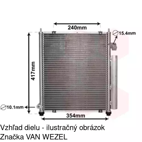 Chladiče klimatizácie POLCAR 3835K8C1 - obr. 3