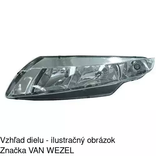 Hlavný reflektor POLCAR 3845093E - obr. 4