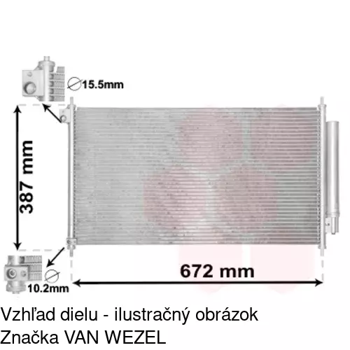 Chladiče klimatizácie POLCAR 38C1K8C1S - obr. 1