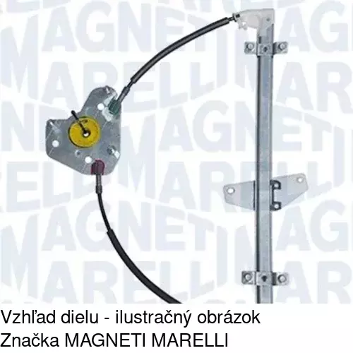 Elektrický mechanizmus okna dverí POLCAR 4003PSE1