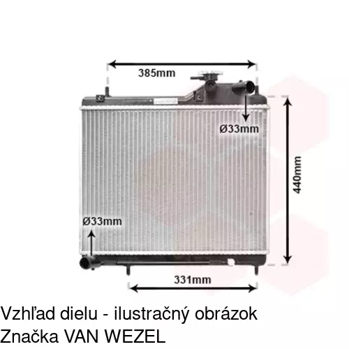 Chladiče vody POLCAR 400708-3 - obr. 3