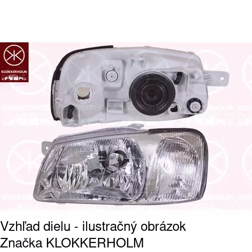 Hlavný reflektor POLCAR 400709-E - obr. 1