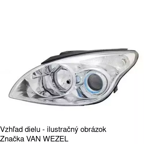 Hlavný reflektor POLCAR 401509-E - obr. 5