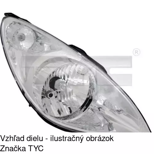 Hlavný reflektor POLCAR 4017090E - obr. 1