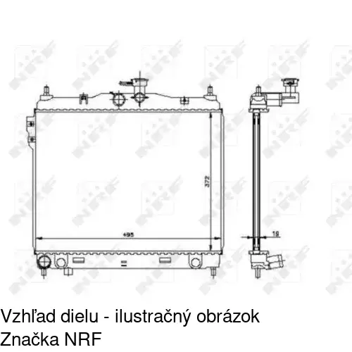 Chladiče vody POLCAR 404208-1